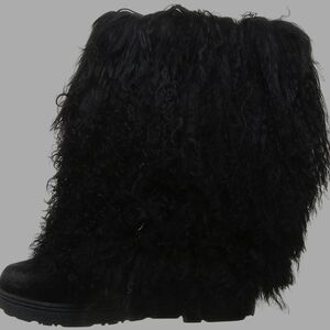 BearPaw Black Winter Boots never worn